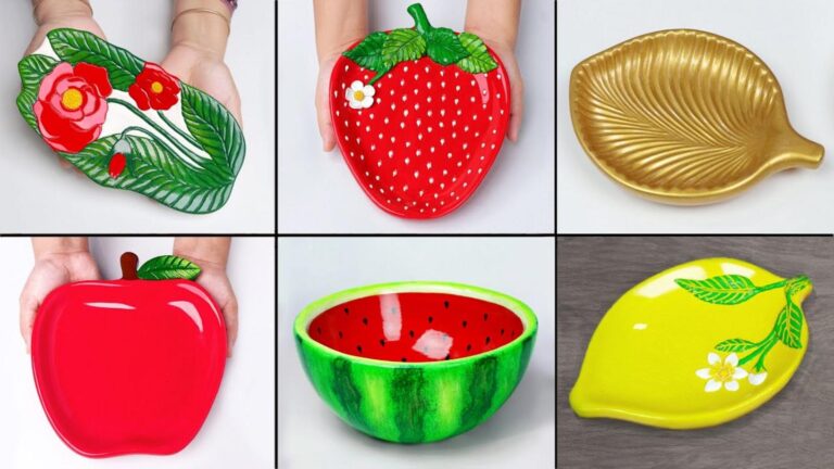 Dieser vergessene Trick verwandelt Zement in eine elegante Obstschale, wie aus Keramik…