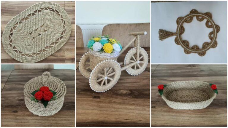 Ein alter Trick verwandelt Juteseil in 5 wunderschöne DIY-Ideen für dein Zuhause…