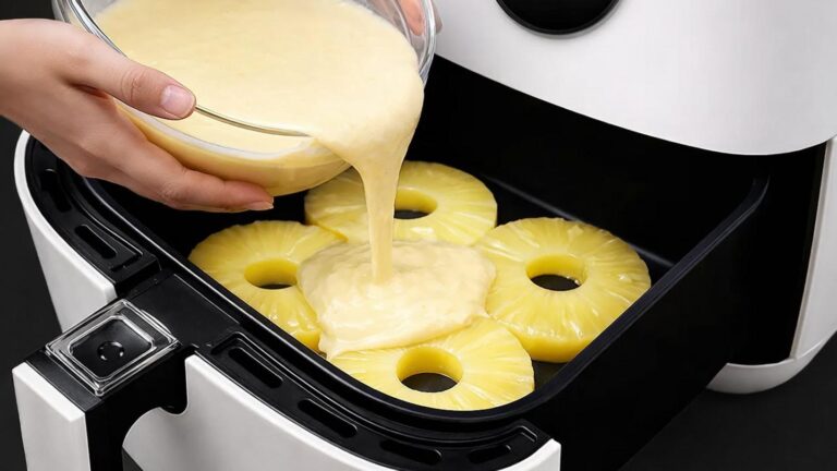 Ein alter Trick verwandelt Dosenananas im Airfryer in einen himmlischen Kuchen… probier