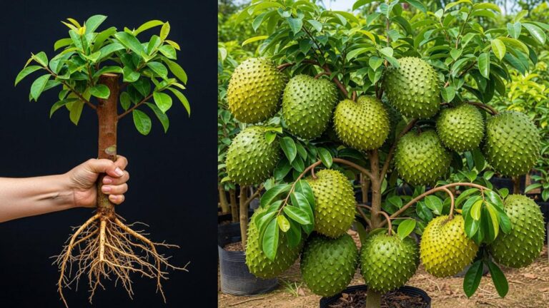 Diese einfache Technik verwandelt deinen Garten in eine Soursop-Oase… entdecke das