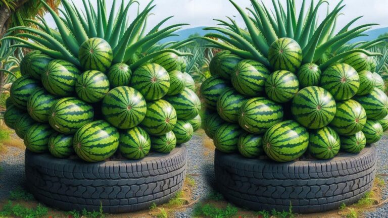 Dieser vergessene Trick verwandelt deine Wassermelonen mit Aloe Vera in eine saftige