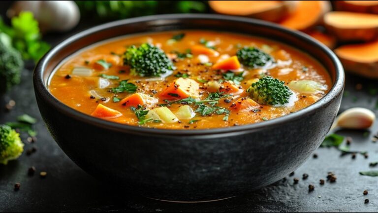 Ein alter Trick für eine cremige Suppe, die beim Abnehmen hilft … probiere es aus!