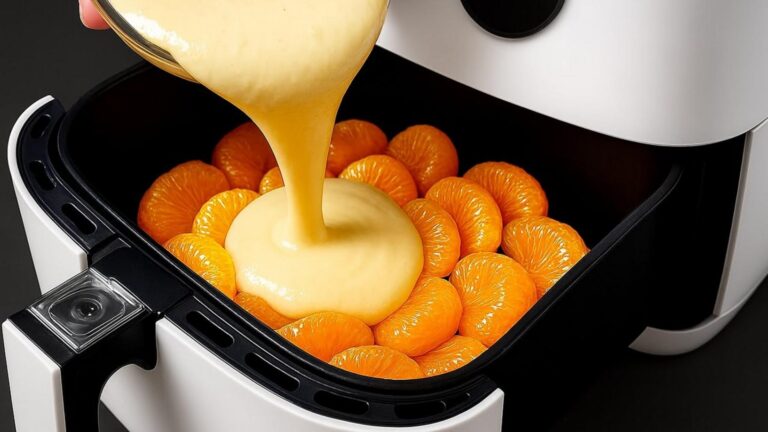 Ein einfacher Trick, um einen himmlischen Mandarin-Kuchen aus der Heißluftfritteuse zu