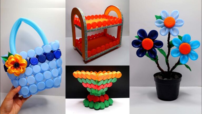 Dieses einfache DIY verwandelt alte Plastikdeckel in bezaubernde Deko-Highlights …