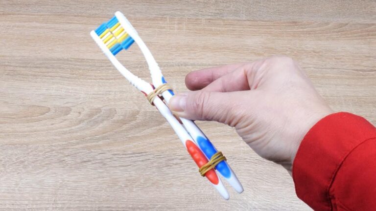 Ein cleverer Trick verwandelt alte Zahnbürsten in nützliche Helfer für deinen Garten…