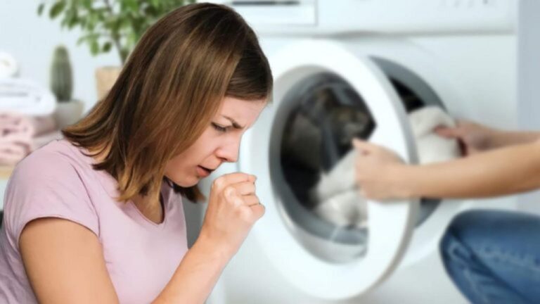 Was Sie beim Wäschewaschen niemals tun sollten: Atemwege schützen!