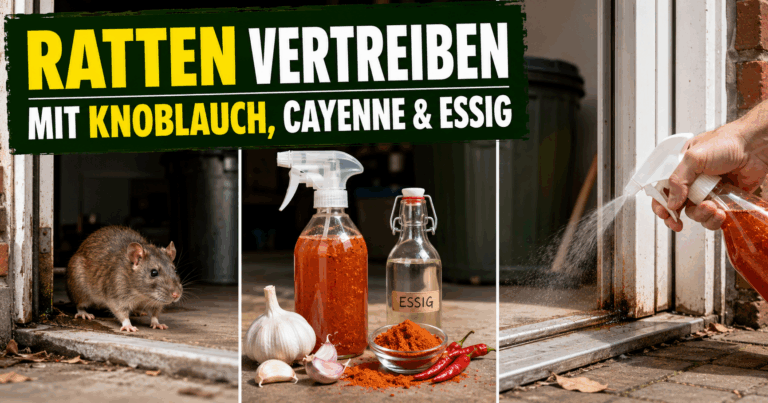 Ratten vertreiben mit Knoblauch, Cayennepfeffer und Essig: So funktioniert das einfache Hausmittel